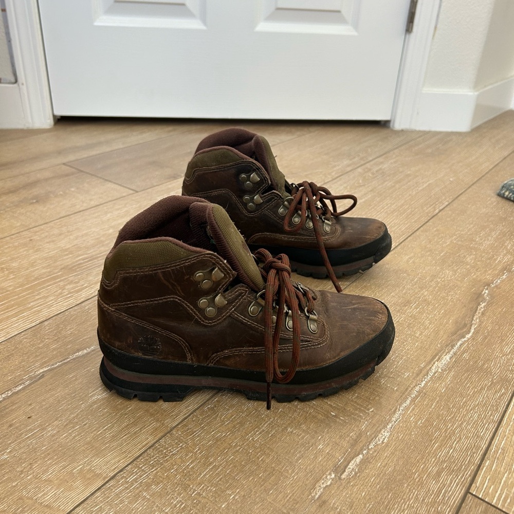 Timberland Boys Brown Hiking Boots